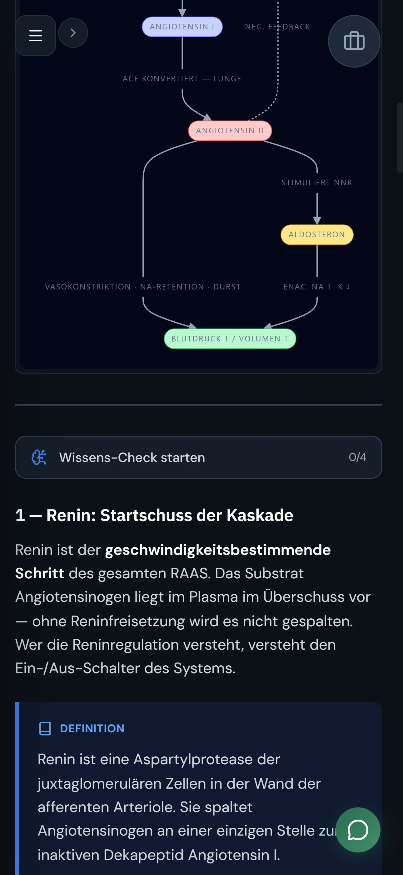 Studybroker App im Dark Mode